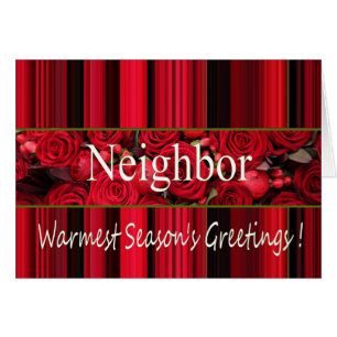 Neighbour Merry Christmas card