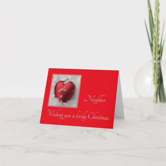 Neighbour Merry Christmas card (Front)