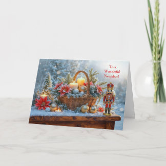 Neighbour or Neighbour Christmas Holiday Card