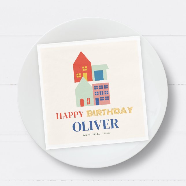 Neighbourhood Birthday Party Napkin (Creator Uploaded)