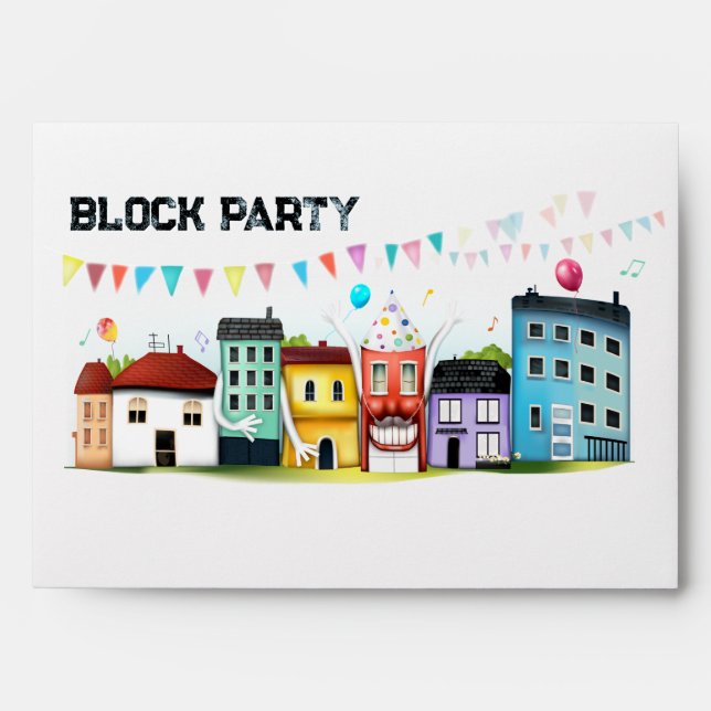 Neighbourhood Block Party Envelope (Front)