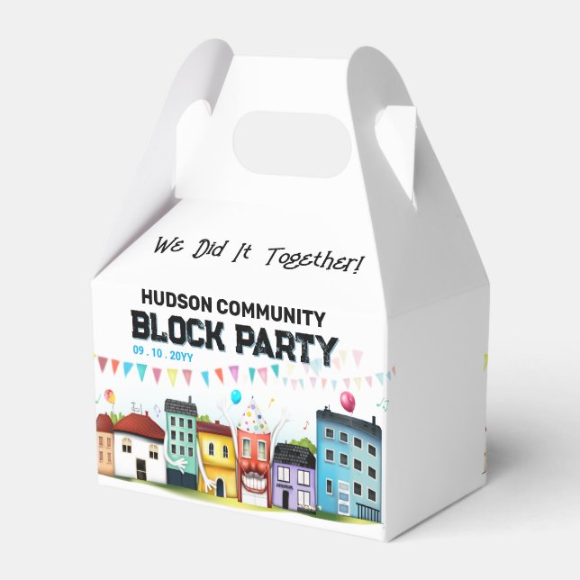 Neighbourhood Block Party Favour Box (Back Side)
