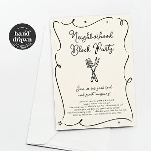 Neighbourhood Block Party Invitation