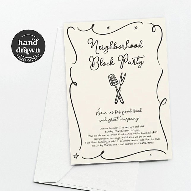 Neighbourhood Block Party Invitation (Creator Uploaded)