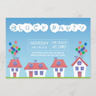Neighbourhood Block Party Invite