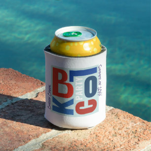 Neighbourhood Block Party Retro 4th of July Can Cooler