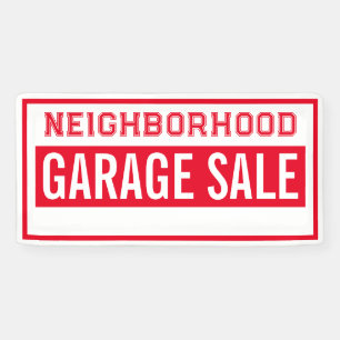 Neighbourhood Garage Sale Banner