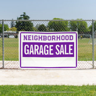 Neighbourhood Garage Sale Banner