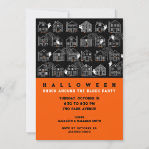 Neighbourhood Halloween Party Invitation