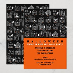 Neighbourhood Halloween Party Invitation