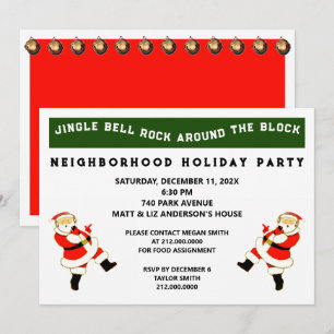 Neighbourhood Holiday Party Invitation