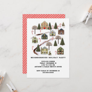 Neighbourhood Holiday Party Invitation