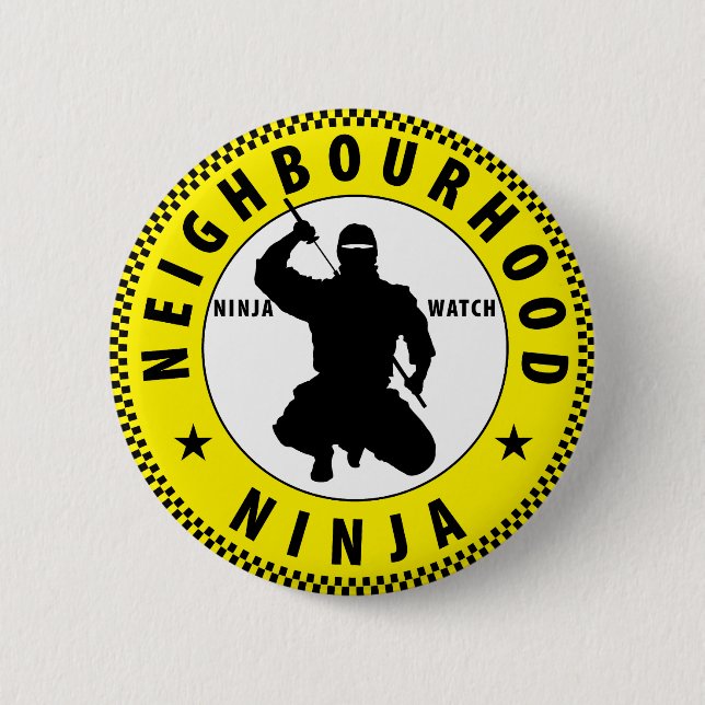 neighbourhood Ninja 6 Cm Round Badge (Front)