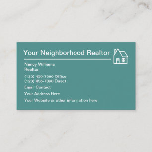 Neighbourhood Realtor Theme Business Card