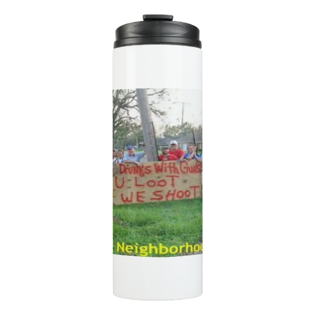 Neighbourhood watch Thermal Tumbler (Front)