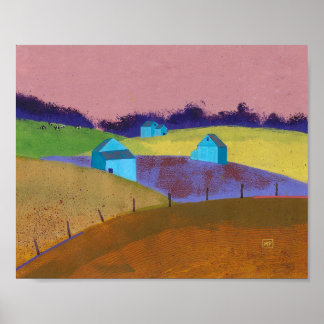 Neighbouring Farms Poster