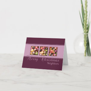 Neighbours Merry Christmas card