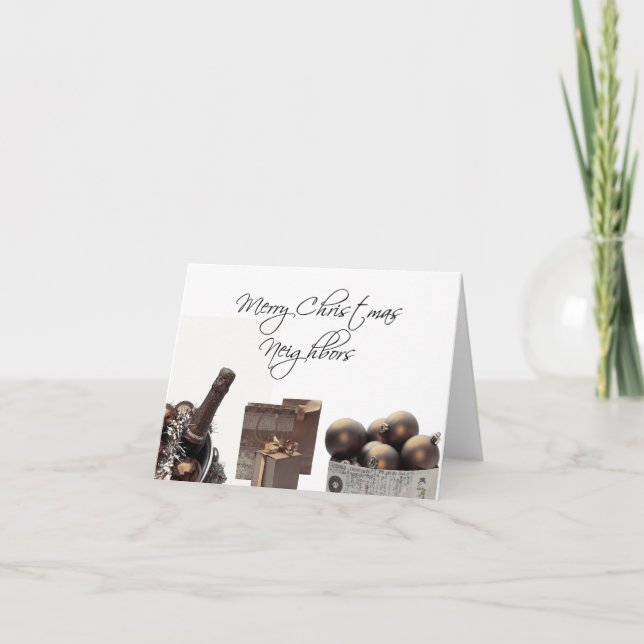 Neighbours Merry Christmas card (Front)