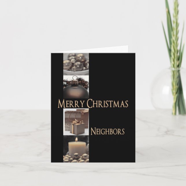 Neighbours Merry Christmas card (Front)
