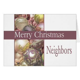 neighbours Merry Christmas card