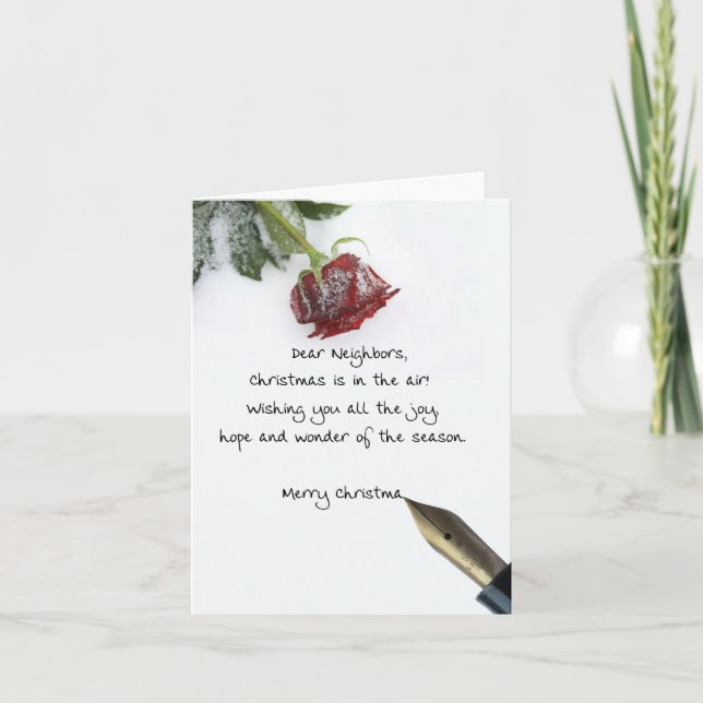 Neighbours Merry Christmas card (Front)