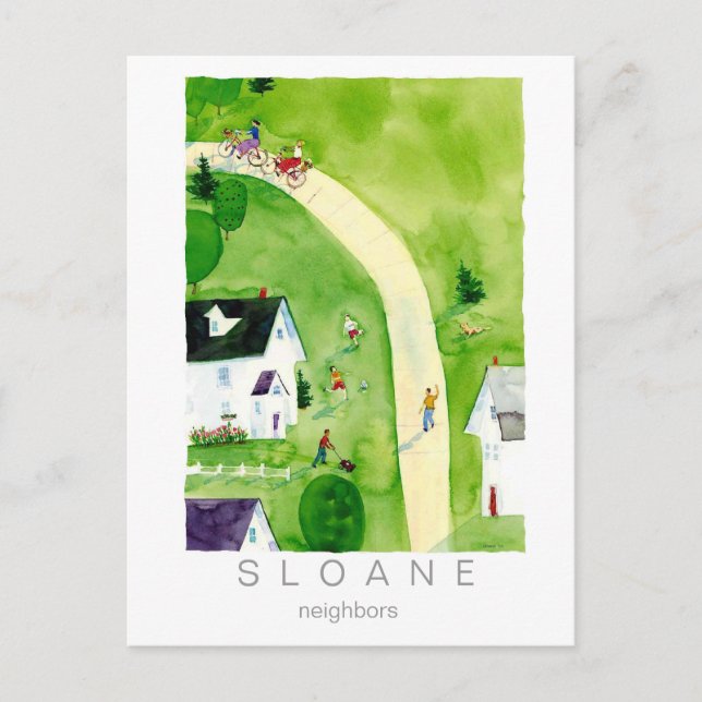 neighbours postcard (Front)