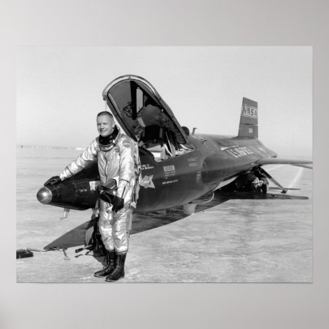 Neil Armstrong X-15 poster 16"x20" (Front)