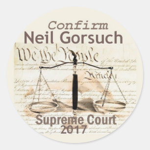 Neil GORSUCH Supreme Court Sticker
