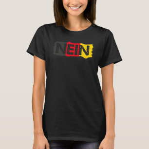 Nein German Word T-Shirt