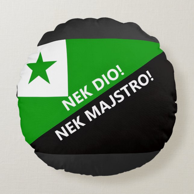 Nek dio nek majstro round cushion (Front)