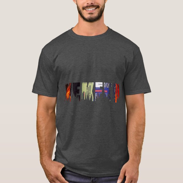 Nekfeu Cyborg Fire T-Shirt (Front)
