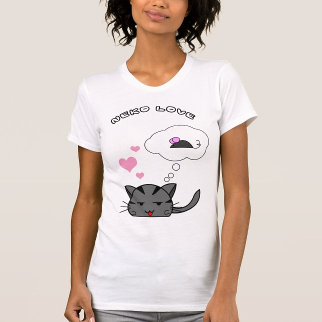 neko love T-Shirt (Front)