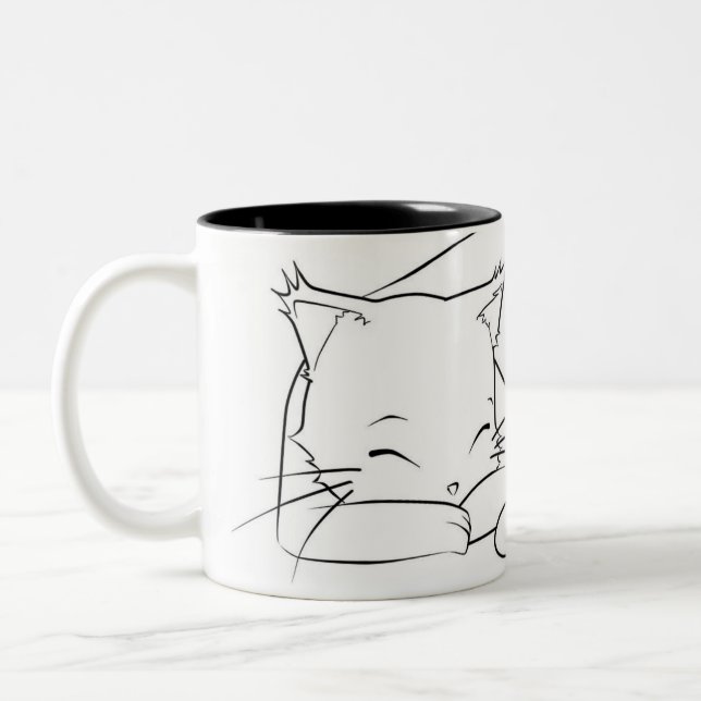 Neko Naptime Mug (Left)