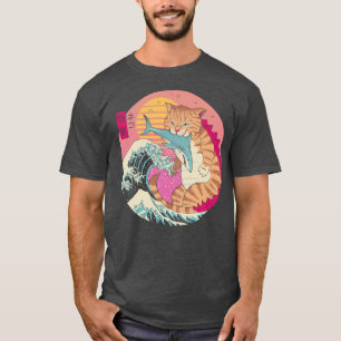 Neko Wave Kaiju T-Shirt