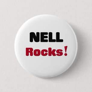 Nell Rocks 6 Cm Round Badge