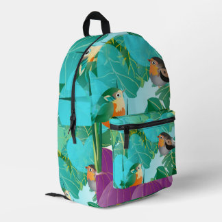 Nella valle di colori e luce... printed backpack