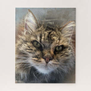 Nellie striking cat 26 jigsaw puzzle