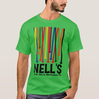 Nells Defunct Nightclub 70s NYC American Fan Art T-Shirt