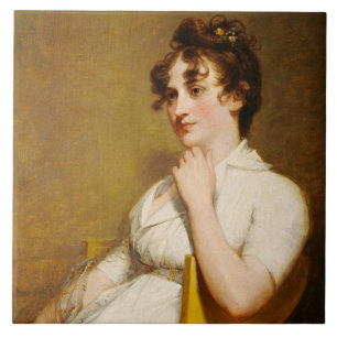 Nelly Granddaughter of President Washington Ceramic Tile