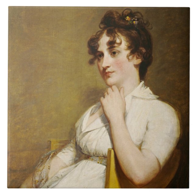 Nelly Granddaughter of President Washington Ceramic Tile (Front)