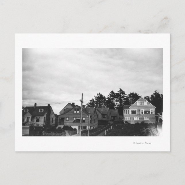 Nelscott, Oregon Cottages on Pacific Ocean Postcard (Front)