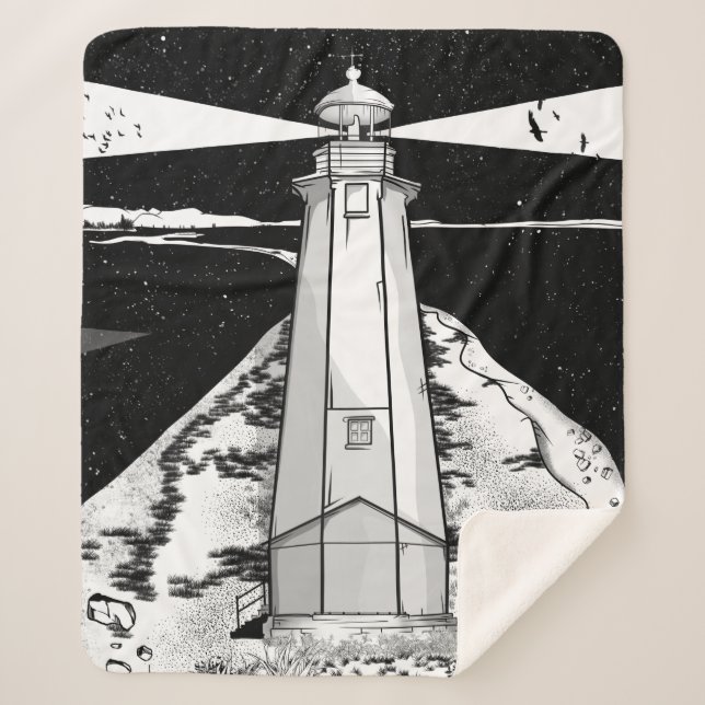 Nelson Boulder Bank Sherpa Blanket (Front)