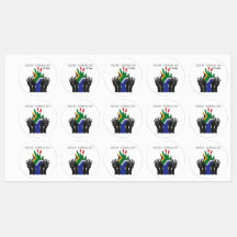 nelson Mandela day stickers