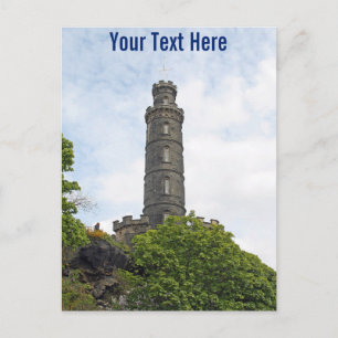 Nelson Monument, Edinburgh customisable Postcard