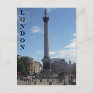nelson trafalgar london postcard