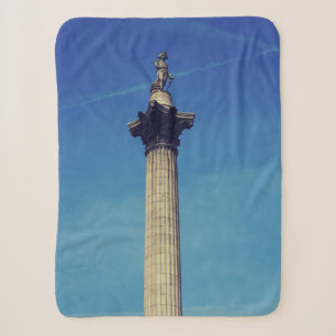 Nelsons Column London Sherpa Blanket