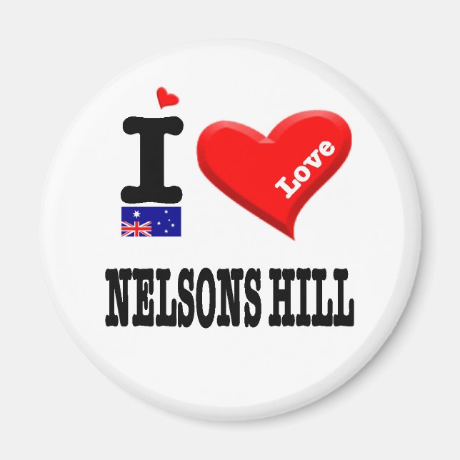 NELSONS HILL - I Love Magnet (Front)