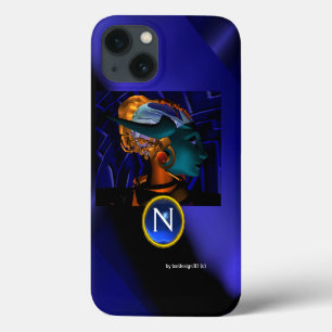 NEMES /HYPER ANDROID,Blue Science Fiction Monogram iPhone 13 Case