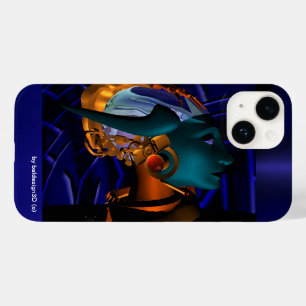 NEMES / HYPER ANDROID PORTRAIT Blue Case-Mate iPhone 14 Case