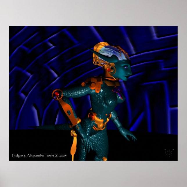 NEMES / HYPER ANDROID, Science Fiction Poster (Front)